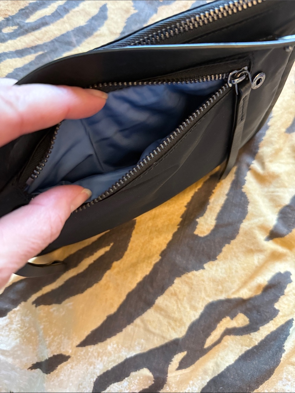 MZ Wallace Black Madison Clutch - Picture 4 of 7
